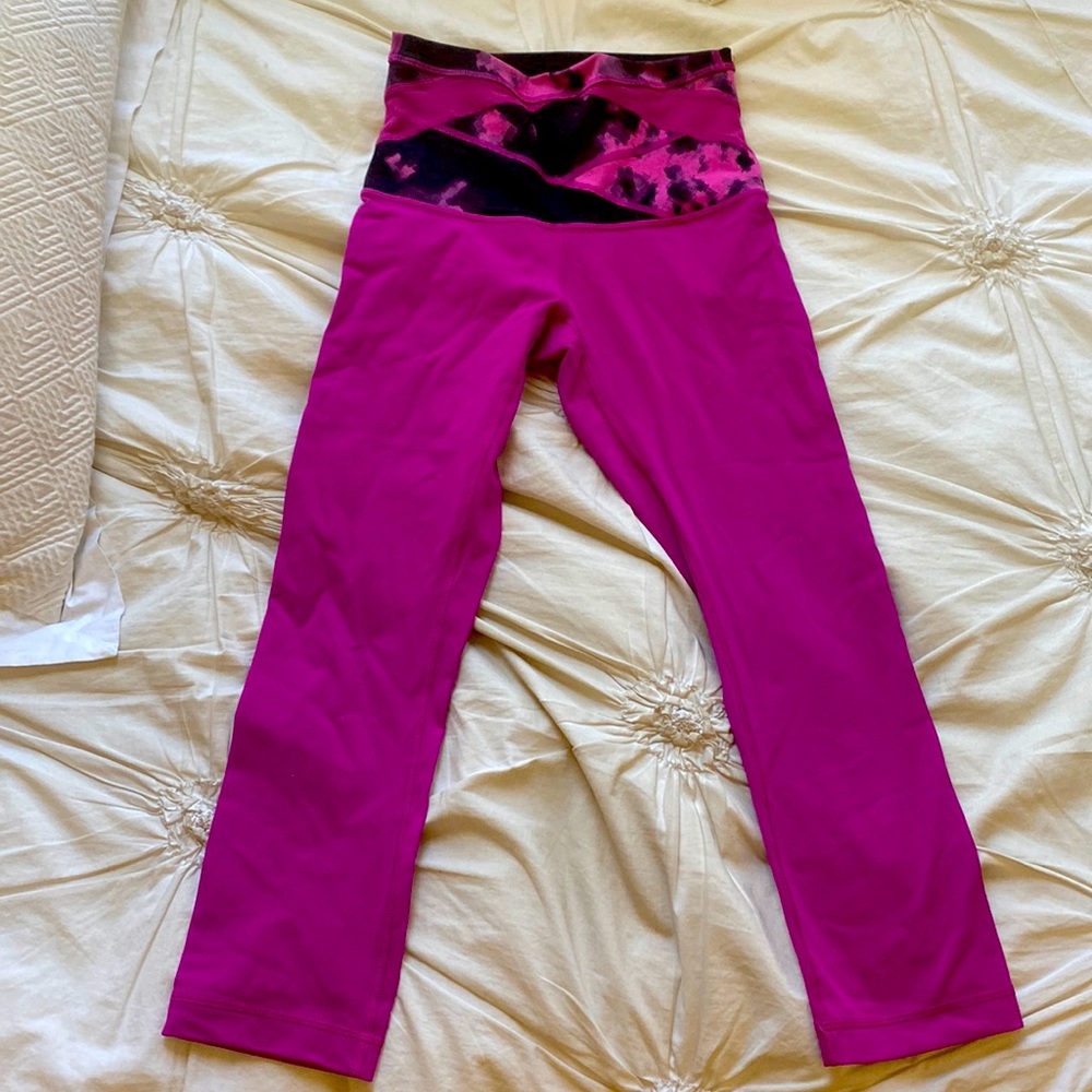 Sonic pink lulu leggings